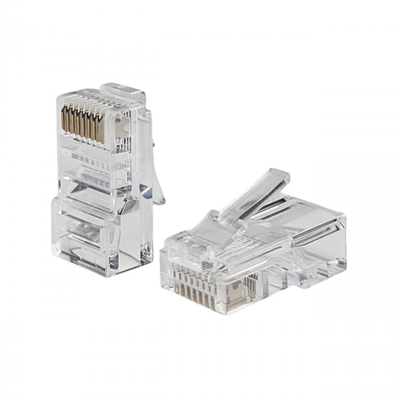 NETRACK RJ45 8P8C UTP Cat5e konektor samec balenie 100 ks