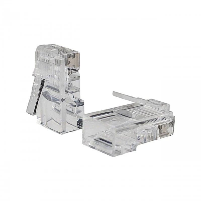 NETRACK RJ45 8P8C UTP Cat5e konektor samec balenie 100 ks