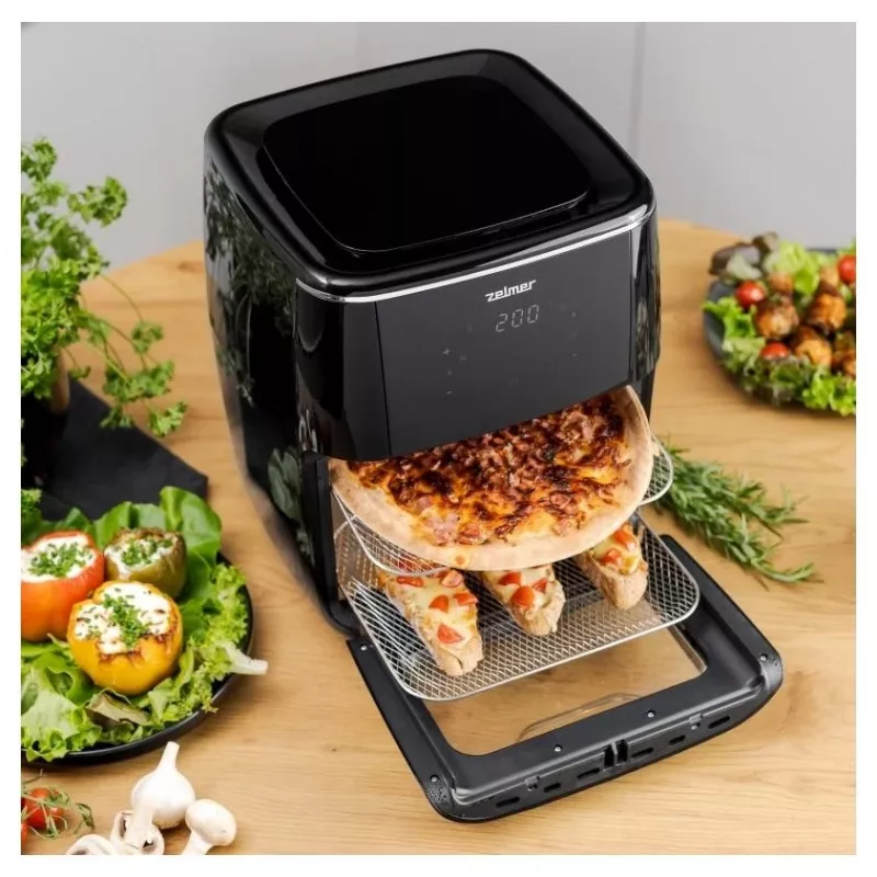Zelmer ZAF7120 teplovzdušná fritéza, čierna