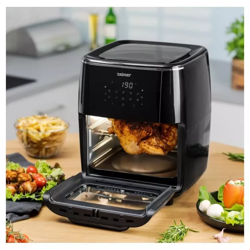 Zelmer ZAF7120 teplovzdušná fritéza, čierna
