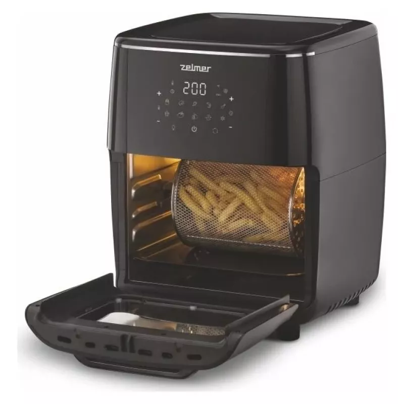 Zelmer ZAF7120 teplovzdušná fritéza, čierna