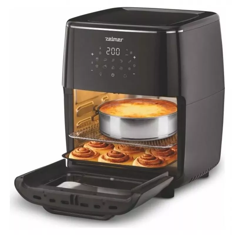 Zelmer ZAF7120 teplovzdušná fritéza, čierna