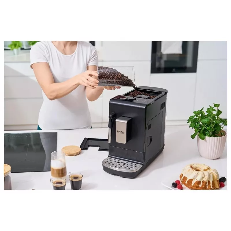 Zelmer Compact Maestro ZCM8110 kávovar na espresso, čierny, 1050 W, 15 bar