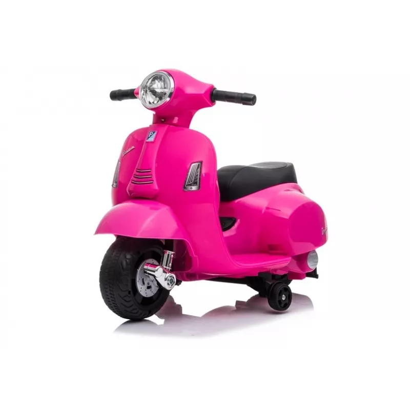 LEAN CARS ružová elektrická kolobežka Vespa GTS 300 Mini