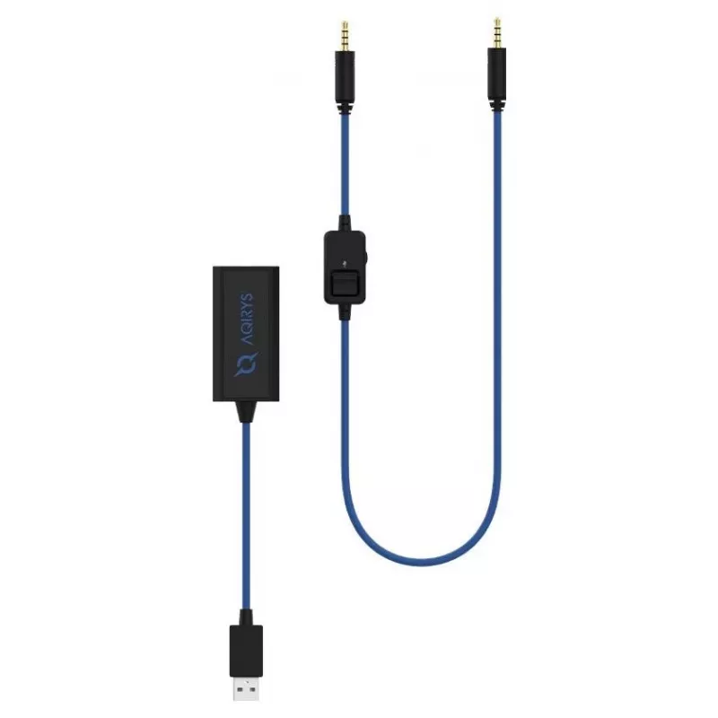 AQIRYS Sirius Pro 7.1 herný headset čierny