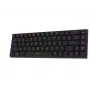 AQIRYS Agena 65% Low-Profile bezdrôtová mechanická klávesnica, Gateron Red spínače, čierna