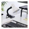 Avide Basic Clipbar Max 60W stolová lampa s klipom čierna