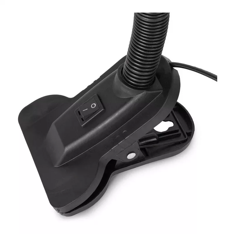 Avide Basic Clipbar Max 60W stolová lampa s klipom čierna