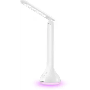 Avide LED RGB náladová stolná lampa biela 4W