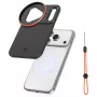 KF Protective Photography Case s 58 mm držiakom objektívu pre Apple iPhone 17 Pro Max - čierne