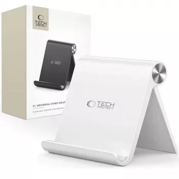 TECH-PROTECT Z1 univerzálny stojan pre smartfón a tablet, biely