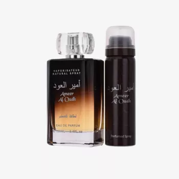 Lattafa Duo Ameer Al Oudh Eau de Parfum 100 ml + parfumový sprej 50 ml darčeková sada