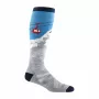 Darn Tough Heady Yeti OTC Midweight with Cushion merino vlnené ponožky - sivá, veľkosť L