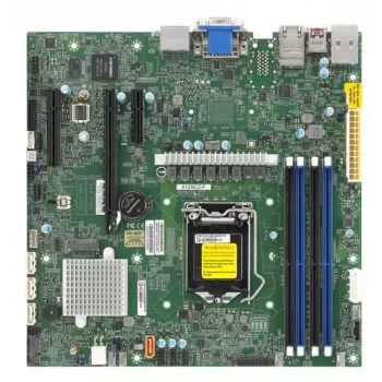Supermicro X12SCZ-QF Micro ATX základná doska, Intel C252, LGA 1200, DDR4, Dual Gigabit LAN, IPMI