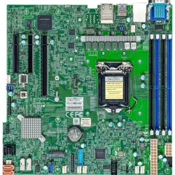 Supermicro X12STH-F-O základná doska - Micro-ATX - LGA 1200 - Intel C252 - DDR4 - Dual 1GbE - IPMI