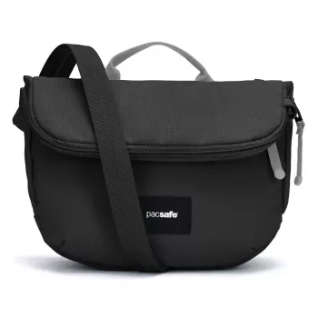 Pacsafe GO Saddle crossbody čierna