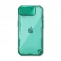 Nillkin Iceblade Prop Case s krytom objektívu kamery a stojanom pre iPhone 16e / 17e - zelená