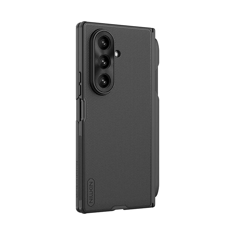 Nillkin Super Frosted Shield Fold Case pre Samsung Galaxy Z Fold 7 s držiakom S Pen - čierna