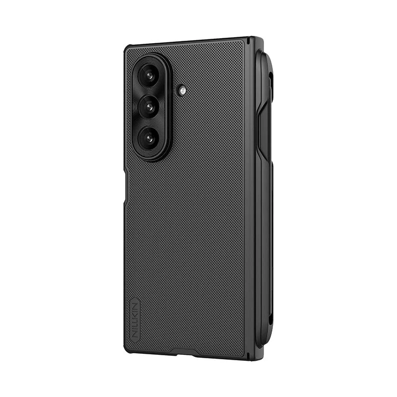 Nillkin Super Frosted Shield Fold Case pre Samsung Galaxy Z Fold 7 s držiakom S Pen - čierna