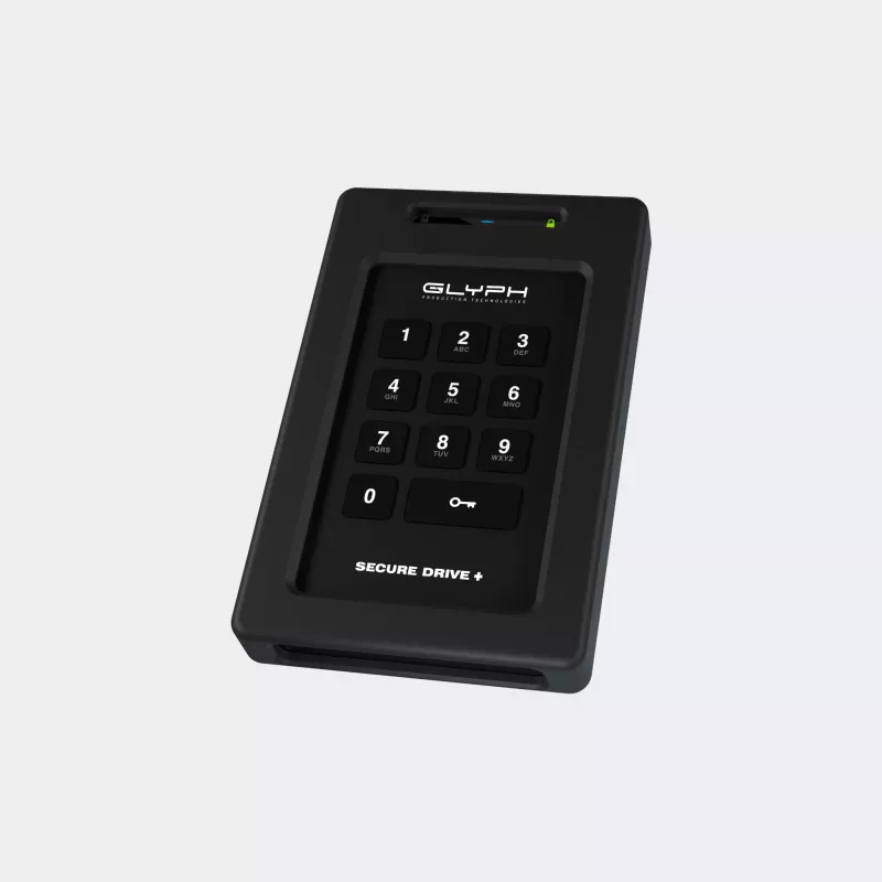 Glyph SecureDrive+ Keypad 4TB šifrovaný SSD disk s USB 3.2 Gen 2 Type-C