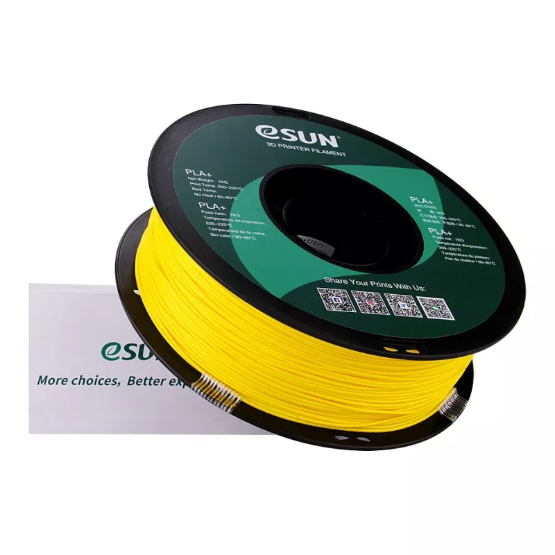 ESUN PLA+ 1,75mm žltý 1kg 3D tlačiarenský filament