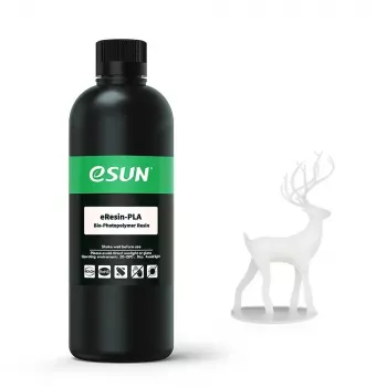 ESUN eResin-PLA biela 1 kg živica pre 3D tlačiarne 405 nm UV LCD DLP