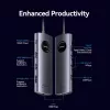 VENTION USB-C 10-in-1 dokovacia stanica 8K 30Hz 100W PD s LED displejom