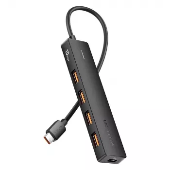 VENTION USB-C na USB 3.2 Gen 2 hub s 100W PD, 0,15m, čierna