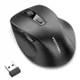 Vention KTMB0 Dual-Mode 2.4GHz + Bluetooth 5.1 bezdrôtová optická myš, 6 tlačidiel, 800-2400 DPI, čierna