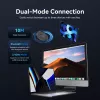 Vention KTMB0 Dual-Mode 2.4GHz + Bluetooth 5.1 bezdrôtová optická myš, 6 tlačidiel, 800-2400 DPI, čierna