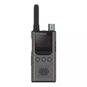 Hytera S1 Pro HYT-S35 U1 1W/3W 400-470MHz UHF DMR ručná vysielačka s odnímateľnou Li-Poly 2200mAh batériou, anténa AN0435H19, 3,5 mm audio, 1,3 palcový OLED displej, sivá
