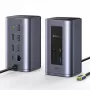 Baseus Air Spacemate 12-in-1 USB-C hub, 2x HDMI 4K@60Hz, 2x USB-C 10Gbps, 2x USB-A 5Gbps, 2x USB-A 480Mbps, RJ45, SD/microSD, USB-C PD, sivý