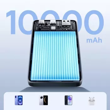 Baseus EnerFill FP21 10000 mAh 22.5W USB-A USB-C power banka čierna
