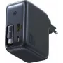 Baseus EnerCore CJ11 100W GaN napájací zdroj s vyťahovacím USB-C káblom, 2 USB-C a 1 USB-A konektorom, čierna