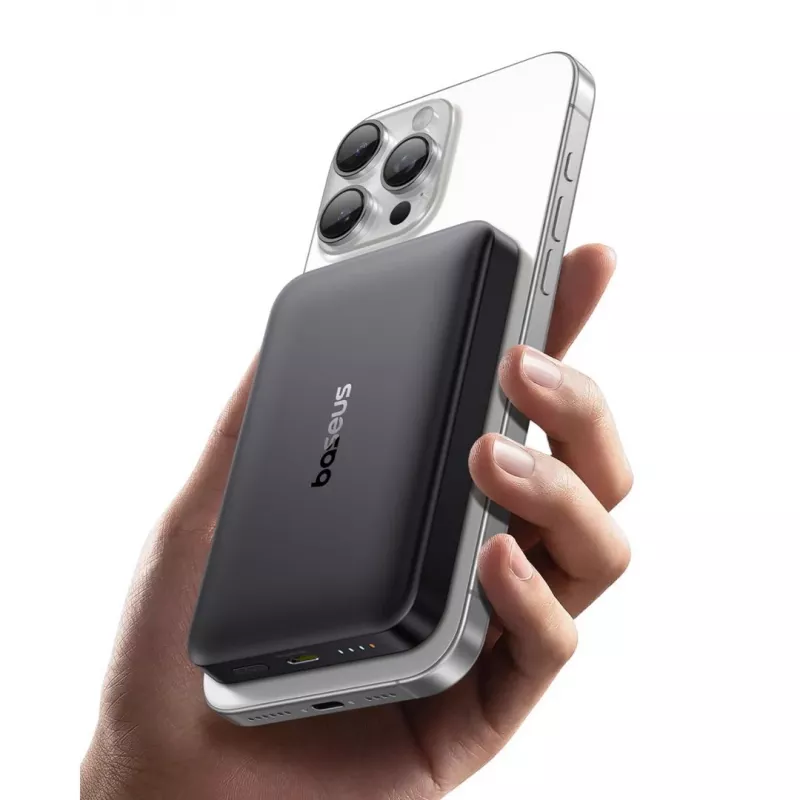 Baseus EnerFill FM12 10000 mAh 22.5W Qi2 MagSafe čierna