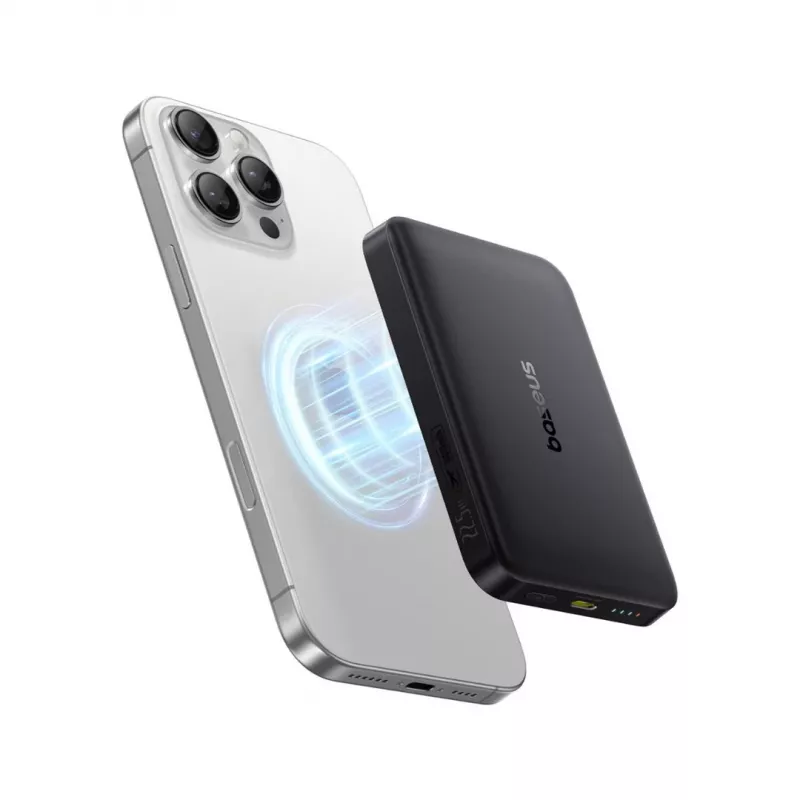 Baseus EnerFill FM12 10000 mAh 22.5W Qi2 MagSafe čierna