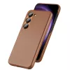 Dux Ducis Grit puzdro pre Samsung Galaxy S23+ - elegantné puzdro z umelej kože hnedé