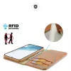 Dux Ducis Hivo Wallet Case pre Samsung Galaxy S23+ s RFID blokovaním, stojan, hnedá