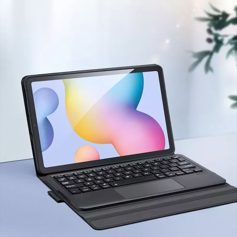 DUX DUCIS Bluetooth klávesnicové puzdro (TK-séria) pre Samsung Galaxy Tab S6 Lite - čierna