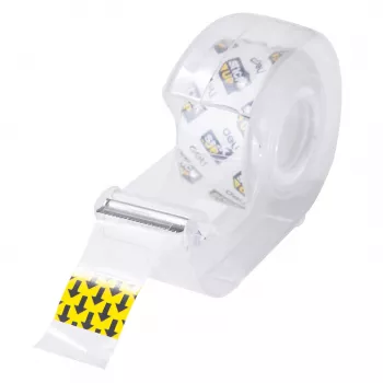 Deli transparentná lepiaca páska s odrezávačom D260804, 18 mm x 7 m