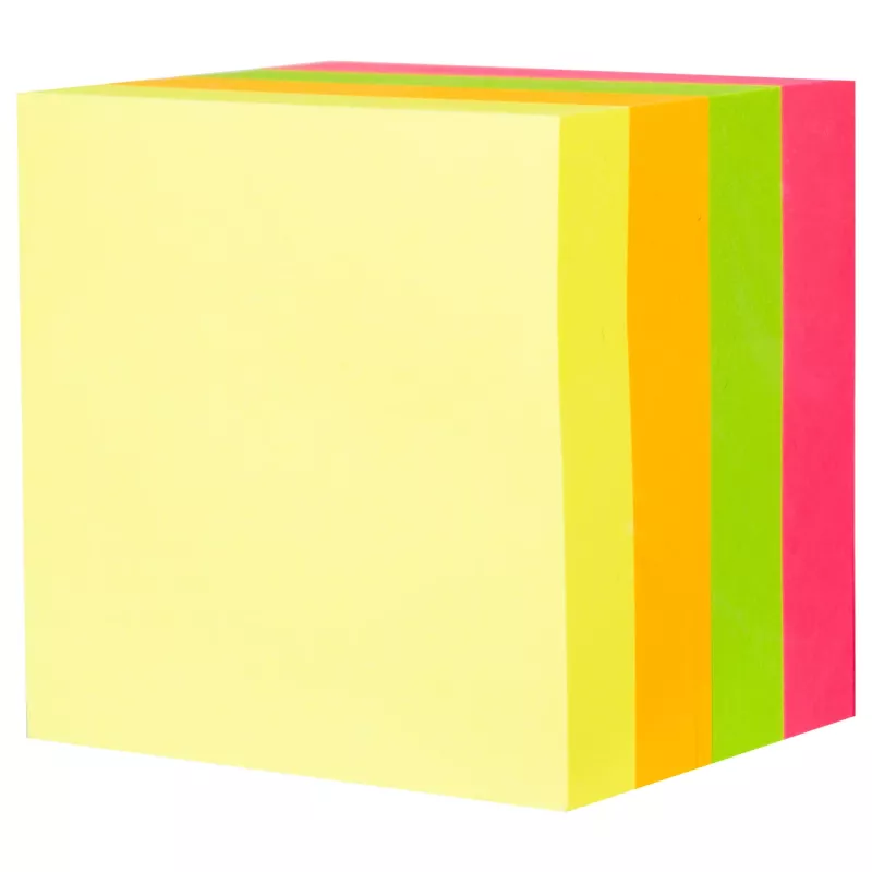 Deli Stick-up samolepiace poznámky EA03303, 400 listov, rôzne farby, 5,1 x 5,1 cm