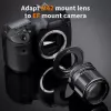 K&F Concept PRO adaptér na objektív Canon EOS EF/EF-S na M42 teleso fotoaparátu - čierny