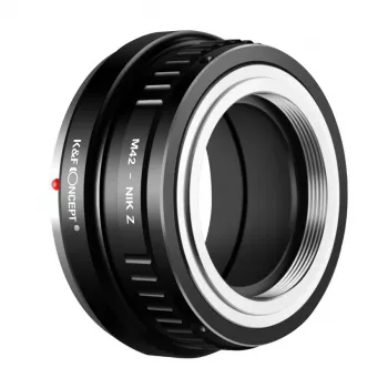 K&F Concept M42 na Nikon Z-Mount adaptér na objektív pre Nikon Z5 Z6 Z7 Z50 Zfc Z9 Z8 Z30, čierny