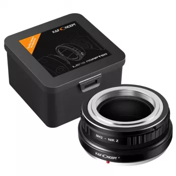 K&F Concept M42 na Nikon Z-Mount adaptér na objektív pre Nikon Z5 Z6 Z7 Z50 Zfc Z9 Z8 Z30, čierny