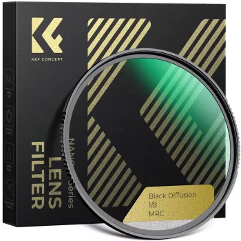 K&F Concept Black Diffusion 1/8 filter 43mm HD Nano Coating