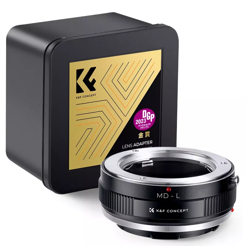 K&F adaptér Minolta MD/MC objektív na Leica L-Mount kameru - čierny
