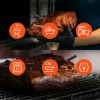 Meatmeet Pro smart kuchynský teplomer s Bluetooth/WiFi aplikáciou pre gril, rúru, smoker - čierna