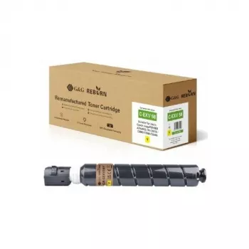 G&G Reborn kompatibilná tonerová kazeta pre Canon C-EXV58 (3766C002) žltá