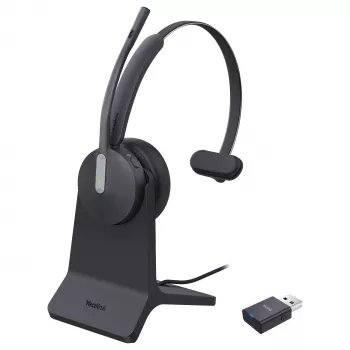Yealink WH64 Hybrid Mono DECT/Bluetooth headset s nabíjacou stanicou