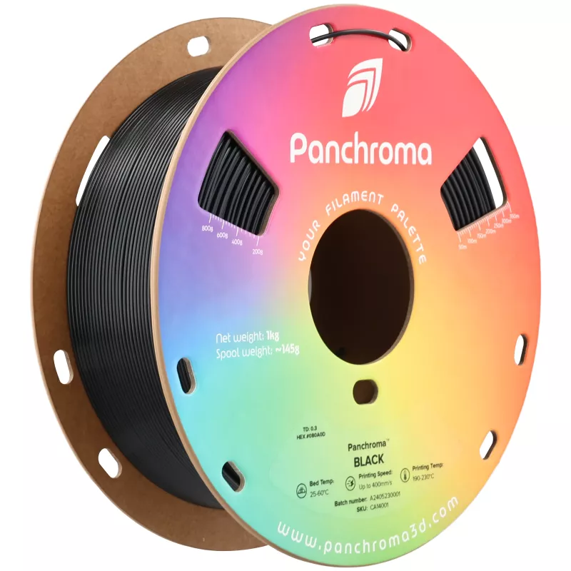Polymaker Panchroma CoPE filament do 3D tlačiarne, 1,75 mm, 1 kg, čierny